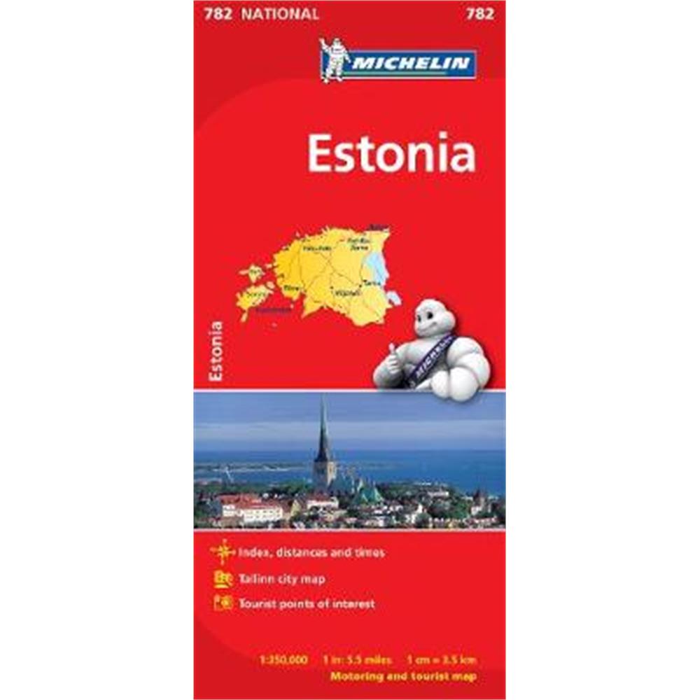 Estonia - Michelin National Map 782
